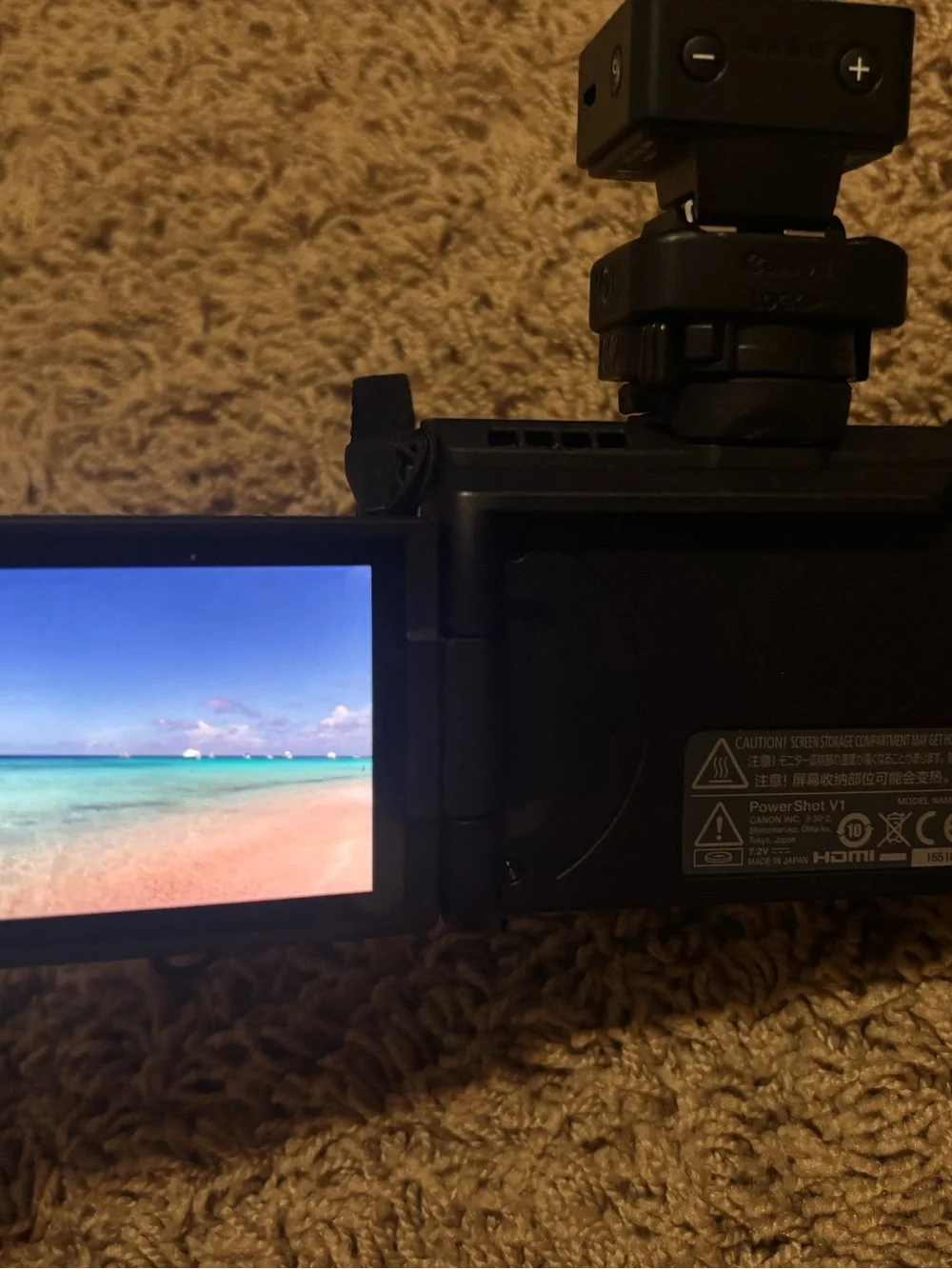 Canon PowerShot V1 Digital Camera - Black